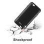 Bross&eacute; compatible avec iPhone 6 Plus 6s Plus TPU &eacute;tui hybride en plastique curseur de carte - Noir Standard