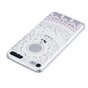 Coque transparente en TPU &agrave; motif Mandala compatible avec iPod Touch 5 6 7 - Blanc Rose Clair