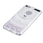 Coque TPU transparente motif Mandala iPod Touch 5 6 7 - Blanc Rose clair