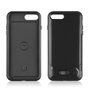 Bross&eacute; compatible avec iPhone 7 Plus 8 Plus TPU &eacute;tui hybride en plastique curseur de carte - Noir Standard
