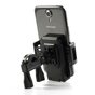 Support de t&eacute;l&eacute;phone pour guidon de v&eacute;lo, support de v&eacute;lo universel r&eacute;glable - Noir