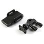 Support de t&eacute;l&eacute;phone pour guidon de v&eacute;lo, support de v&eacute;lo universel r&eacute;glable - Noir