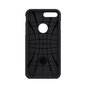&Eacute;tui hybride en plastique TPU standard compatible avec iPhone 7 Plus 8 Plus - Noir