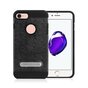 &Eacute;tui hybride en plastique TPU standard compatible avec iPhone 7 8 - Noir