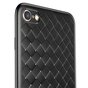 Baseus Weaving Case tiss&eacute; compatible avec la coque en TPU iPhone 6 6s - Noir
