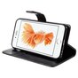 &Eacute;tui portefeuille Mercury Blue Moon Bookcase compatible avec iPhone 6 6s - Cuir noir