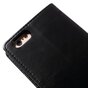 &Eacute;tui portefeuille Mercury Blue Moon Bookcase compatible avec iPhone 6 6s - Cuir noir