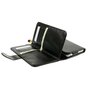 Etui portefeuille universel en cuir pour cartes - Noir