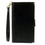 Etui portefeuille universel en cuir pour cartes - Noir