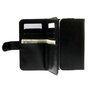 Etui portefeuille universel en cuir pour cartes - Noir