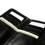 Etui portefeuille universel en cuir pour cartes - Noir
