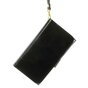 Etui portefeuille universel en cuir pour cartes - Noir
