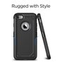 Coque antichoc Pro Armor compatible avec iPhone 7 8 SE 2020 SE 2022 - Coque noire