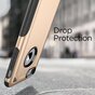Coque antichoc Pro Armor compatible avec iPhone 7 8 SE 2020 SE 2022 - Protection Case Gold - Protection suppl&eacute;mentaire