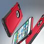 Coque iPhone 7 8 SE 2020 SE 2022 Antichoc Pro Armor - Housse de Protection Rouge