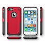 Coque Antichoc Pro Armor compatible avec iPhone 7 8 SE 2020 SE 2022 - Coque de Protection Rouge Rouge