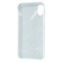 Coque en marbre Coque en marbre TPU compatible avec iPhone X XS - Noir