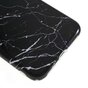 Coque en marbre Coque en marbre TPU compatible avec iPhone X XS - Noir