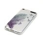 &Eacute;tui transparent en TPU pour oiseaux en plumes, compatible avec iPod Touch 5 6 7 - Bleu Vert