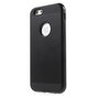 Housse de protection antichoc en TPU compatible avec iPhone 6 6s - Tr&egrave;s robuste - Noir