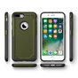 &Eacute;tui de protection Pro Armor Army Green compatible avec iPhone 7 Plus 8 Plus - &Eacute;tui vert