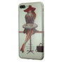 Coque Coffee Girl City Cafe en TPU compatible avec iPhone 7 Plus 8 Plus - Transparente