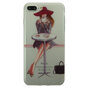 Coque Coffee Girl City Cafe en TPU compatible avec iPhone 7 Plus 8 Plus - Transparente