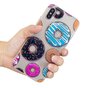 Coque Donut p&acirc;tisserie en TPU compatible avec iPhone X XS - Color&eacute; Transparent