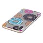 Coque Donut p&acirc;tisserie en TPU compatible avec iPhone X XS - Color&eacute; Transparent