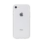 Coque iPhone 6 6s 7 8 SE 2020 SE 2022 en TPU Xqisit Mitico Bumper - Argent Transparent
