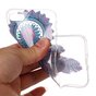 TPU Transparent Dreamcatcher compatible avec iPhone 7 8 SE 2020 SE 2022 - Bleu Violet