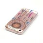 Coque en TPU Transparent Dreamcatcher compatible avec iPhone 5 5s SE 2016 - Marron Violet