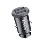 Chargeur de voiture universel double USB Baseus 3,1 amp&egrave;res - noir