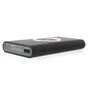 Batterie externe universelle et chargeur sans fil Qi 10 000 mAh - Noir