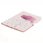 &Eacute;tui pliable rustique &agrave; fleurs compatible avec iPad Air 3 (2019) et &agrave; l&#039;iPad Pro 10,5 pouces - Blanc Rose
