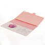&Eacute;tui pliable rustique &agrave; fleurs compatible avec iPad Air 3 (2019) et &agrave; l&#039;iPad Pro 10,5 pouces - Blanc Rose