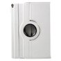 Housse en cuir compatible avec iPad Air 3 (2019) &amp; iPad Pro 10,5 &amp; iPad 10,2 pouces, &eacute;tui rotatif - Blanc