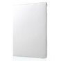 Housse en cuir compatible avec iPad Air 3 (2019) &amp; iPad Pro 10,5 &amp; iPad 10,2 pouces, &eacute;tui rotatif - Blanc
