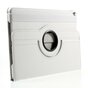 Housse en cuir compatible avec iPad Air 3 (2019) &amp; iPad Pro 10,5 &amp; iPad 10,2 pouces, &eacute;tui rotatif - Blanc