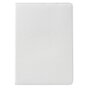 Housse en cuir compatible avec iPad Air 3 (2019) &amp; iPad Pro 10,5 &amp; iPad 10,2 pouces, &eacute;tui rotatif - Blanc