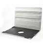 Housse en cuir compatible avec iPad Air 3 (2019) &amp; iPad Pro 10,5 &amp; iPad 10,2 pouces, &eacute;tui rotatif - Blanc