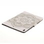 Portefeuille en cuir Mandala compatible avec iPad Air 3 (2019) et &agrave; l&#039;iPad Pro 10,5 pouces - Blanc Standard