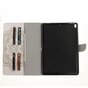 Portefeuille en cuir Mandala compatible avec iPad Air 3 (2019) et &agrave; l&#039;iPad Pro 10,5 pouces - Blanc Standard