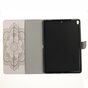 Portefeuille en cuir Mandala compatible avec iPad Air 3 (2019) et &agrave; l&#039;iPad Pro 10,5 pouces - Blanc Standard
