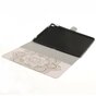 Portefeuille en cuir Mandala compatible avec iPad Air 3 (2019) et &agrave; l&#039;iPad Pro 10,5 pouces - Blanc Standard