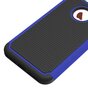 Studs hybride Silicone compatible avec iPhone 7 Plus 8 Plus Coque en plastique en deux parties - Bleu Noir