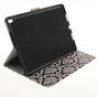 Imprim&eacute; Damas compatible avec iPad Air 3 (2019) et &agrave; l&#039;iPad Pro 10,5 pouces (2017) &Eacute;tui et housse en cuir - Noir Blanc
