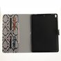 Imprim&eacute; Damas compatible avec iPad Air 3 (2019) et &agrave; l&#039;iPad Pro 10,5 pouces (2017) &Eacute;tui et housse en cuir - Noir Blanc