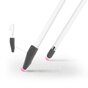 Poign&eacute;e antid&eacute;rapante en silicone compatible avec Apple Pencil 4 pi&egrave;ces Protection suppl&eacute;mentaire - Gris