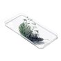 Coque flexible en TPU oiseaux et plumes compatible avec iPhone XR - Transparente